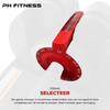 De rode draai greep van de rode PH Fitness Dumbbells Premium Verstelbare Dumbbells Set 24KG