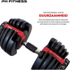 PH Fitness Dumbbells Verstelbare Dumbbells Set 24KG ontworpen voor duurzaamheid