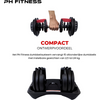 PH Fitness Dumbbells Verstelbare Dumbbells Set 24KG compact ontwerpvoordeel