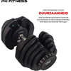 Ph Fitness Dumbbells Verstelbare Dumbbells Set 40KG duurzaam