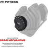 Ph Fitness Dumbbells Verstelbare Dumbbells Set 40KG geavanceerd draaimechanisme