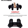 Ph Fitness Dumbbells Verstelbare Dumbbells Set 40KG compact ontwerpvoordeel
