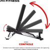 PH Fitness Fitnessbank PRO600 Incline Bench in meerdere verstelbare standen
