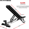 PH Fitness Fitnessbank PRO600 Incline Bench afmetingen