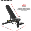 PH Fitness Fitnessbank PRO710 Decline - Incline Bench afmetingen 120 bij 55 cm