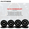 PH Fitness Halterschijven Bumper Plates PH Fitness Voordeelset 145 kg