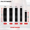 PH Fitness Halterschijven Bumper Plates PH Fitness Voordeelset afmetingen