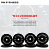 PH Fitness Halterschijven Bumper Plates PH Fitness Voordeelset 75 kg
