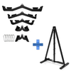 Productfoto van het PH Fitness Kabelaccessoires Multi Angle Grip Set Pro – 5 met het Kabel Accessoires Rek