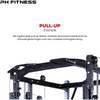 PH Fitness Krachtstation Advanced Power Rack 910 pull-up station