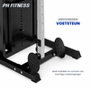 De geïntegreerde voetsteun van de PH Fitness Krachtstation Dual Adjustable Cable Crossover Machine 200 kg