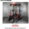 PH Fitness Krachtstation Multifunctional Power Rack 510 volledige training