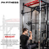 PH Fitness Krachtstation Multifunctional Power Rack 510 gemaakt voor kracht