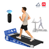 Fitte man traint op zilveren PH Fitness Loopband CR-B1S