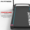 PH Fitness Loopband PRO-190 slipvrij loopvlak van 46 bij 128 cm