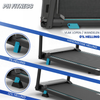 Verschillende hellingstanden van de PH Fitness Loopband SmartRun (0%, 7% en 12%)