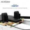 De dikke, gevoerde slede van de PH Fitness Pilates Reformer Aluminium Reformer