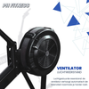 De ventilator luchtweerstand van de PH Fitness Roeitrainer Roeimachine Luchtweerstand