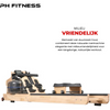 PH Fitness Roeitrainer Roeimachine Waterweerstand productfoto linksachter