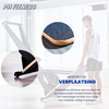 Transportwielen en bodemplaat met meerlaags antislip hout van de PH Fitness SkiErg Ski Machine