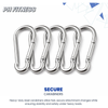 De 5 Carabiners van de PH Fitness Kabelaccessoires Multi Angle Grip Set Pro – 5