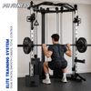 Gespierde man die traint met de PH Fitness Krachtstation Corner Power Rack met Smith Machine