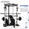 De PH Fitness Krachtstation Corner Power Rack met Smith Machine inclusief accessoires