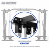 PH Fitness Krachtstation Dual Adjustable Cable Crossover Machine 200 kg ingezoomd op het 50x50 mm staal 