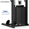 De 2x100kg gewichtsstapels van de PH Fitness Krachtstation Dual Adjustable Cable Crossover Machine 200 kg