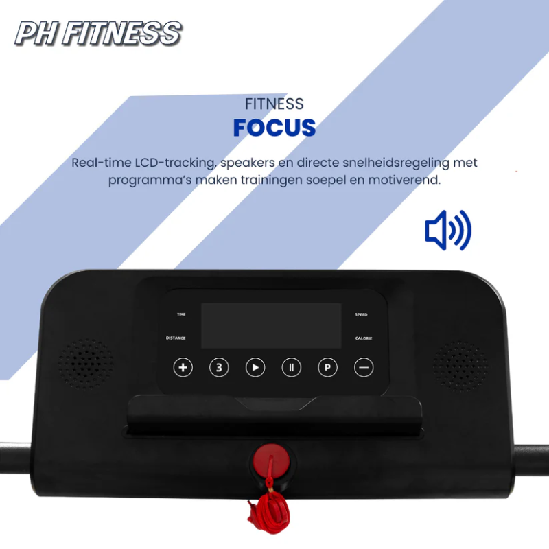 PH Fitness Loopband CR-A1F-2 | Compacte Opvouwbare Loopband– Premium ...