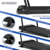 Hellingfuncties van de PH Fitness Loopband FitRunner zijn 0%, 7% en 12%