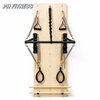 Voorkant van de PH Fitness Pilates Reformer Pilates Wandtrainer met Veren met alle handgrepen, straps en lussen