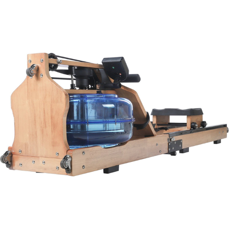 PH Fitness Roeitrainer | Opvouwbare Roeimachine van Hout met Waterweerstand